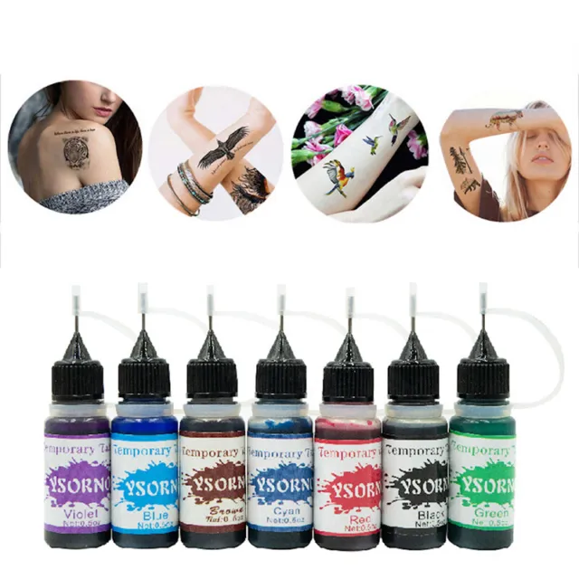 10Ml Semi-Permanent Tattoo Ink Paste For Temporary Natural Body Paint Sticker