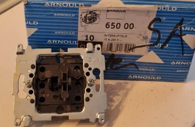 legrand ARNOULD CLUB 650 00- 1 mécanisme Interrupteur simple 65000
