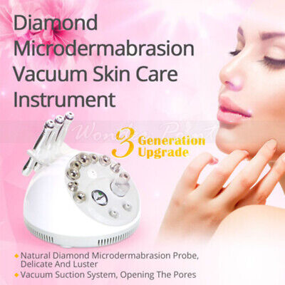 Diamante dermoabrasión microdermabrasión cuidado de la piel exfoliación facial spray máquina de belleza
