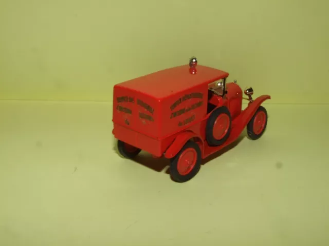 CITROEN 5CV CAMIONNETTE POMPIERS DU LOIRET ELIGOR Sans Boite 1:43 3