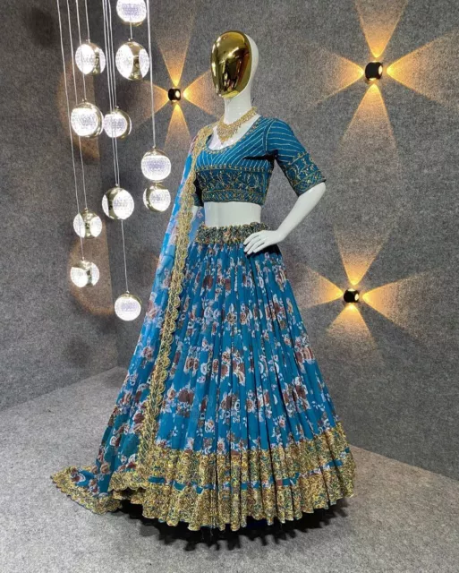 New Lehenga Choli Lengha Indian Pakistani Wedding Designer Party Wear Bollywood