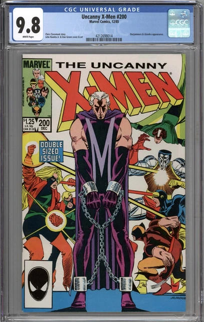 Uncanny X-Men #200 CGC 9.8 NM/MT Starjammers & Lilandra Appearance WHITE PAGES