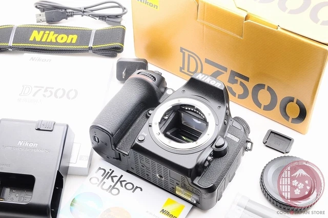 [ 26876 shots MINT in Box ] NIKON D7500 20.9MP Digital Camera Japan C738