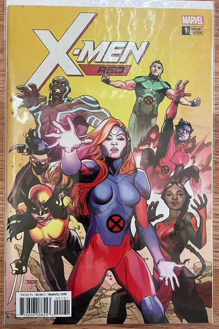 X-MEN RED #1~Mahmud A. Asrar Cover Art~1:25  Incentive Variant Cover~Key~2018