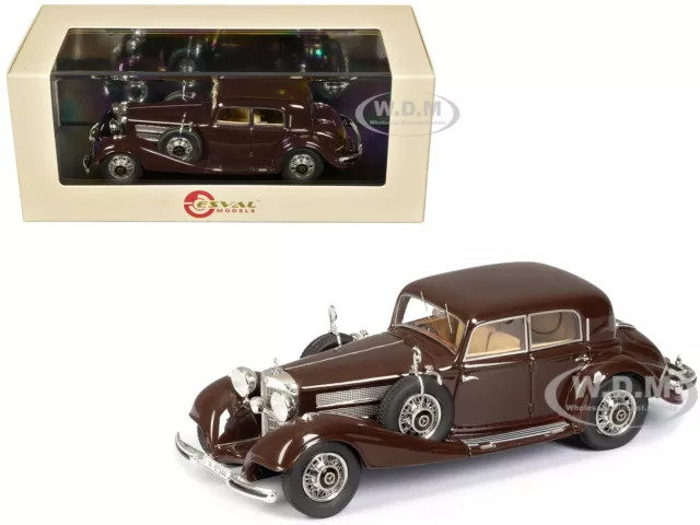 1936 Mercedes-Benz 540K W29 Dark Brown 1/43 Model By Esval Models Emgemb434 B