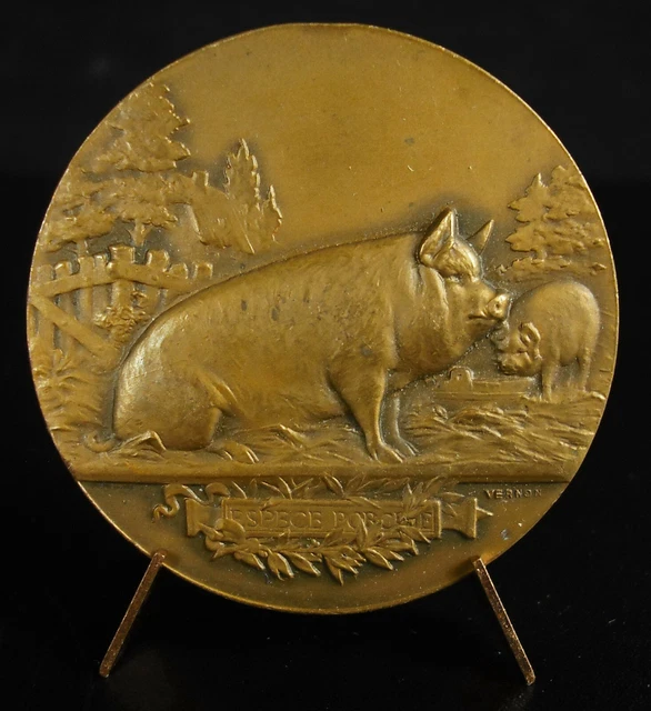Médaille En Bronze – Espèce Ovine – Collection Médailles Françaises