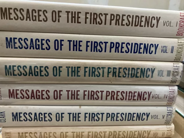 Messages of the First Presidency Complete 1- 6 vols Prophet Mormon Official LDS