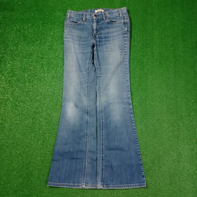 Levis Y2K Jeans Womens 6 28 1970 Flare Orange Tab Mid Rise Faded Grunge Whiskers