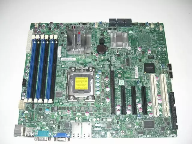 Supermicro X8STE Xeon, i7 Mainboard LGA1366, ATX, 2xGLAN, DDR3