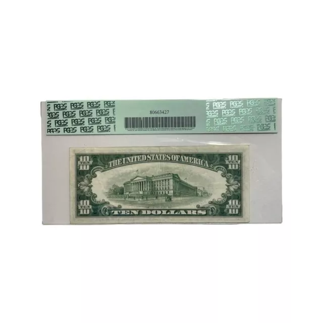 1934 $10 Ten Dollar Silver Certificate PCGS VERY FINE VF35 PPQ Fr. 1701m 3