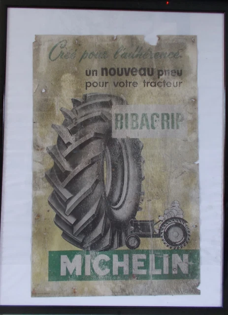 Affiche Michelin Nunc est bibendum - Affiche Vintage