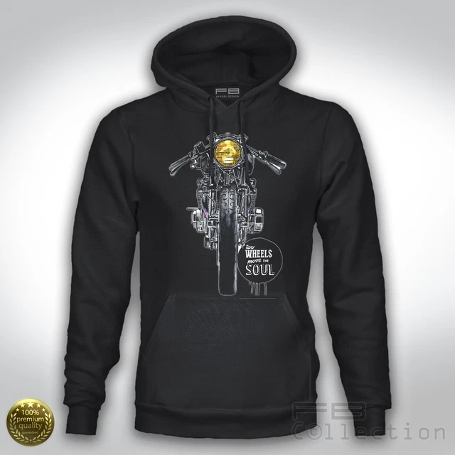 Felpa Hoodie Cafè Racer Bmw r 80 r100 Two Weel Move The Soul Custom Motorbike