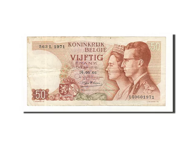 [#158981] Banknote, Belgium, 50 Francs, 1966, 1966-05-16, EF(40-45)