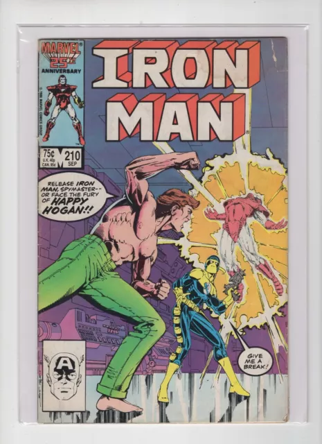 Iron Man #210 (1986) Marvel Comics