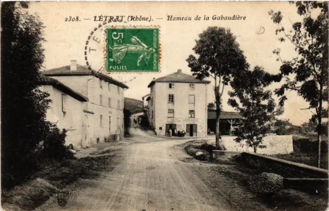 CPA AK Letrat - Hameau de la Gabaudiere (451027)