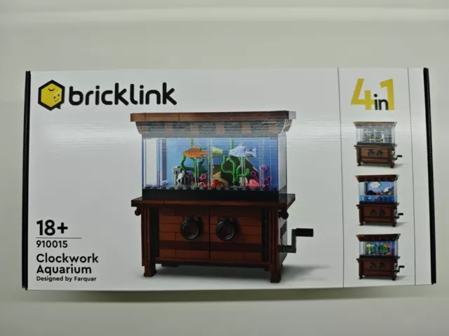 LEGO Bricklink Designer Program Series 1 - 910015 Clockwork Aquarium 4in1 -Nuovo