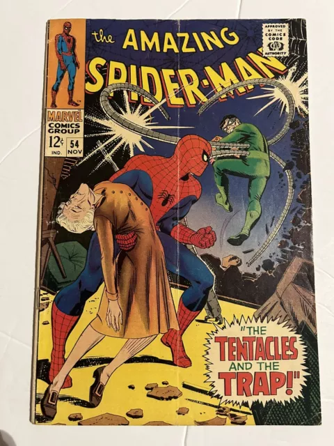 Amazing Spider-Man 54 Silver Age Marvel 1967 VG