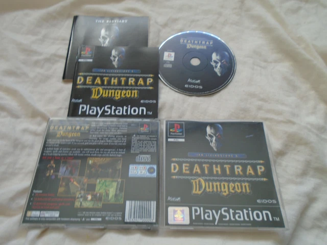 Deathtrap Dungeon – PS1 – Complet, Boîte Notice, PAL, Français – Très Bon État