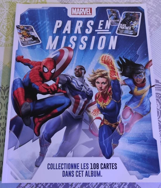 CARTE MARVEL LECLERC 2022 pars en mission collection complète EUR 20,00