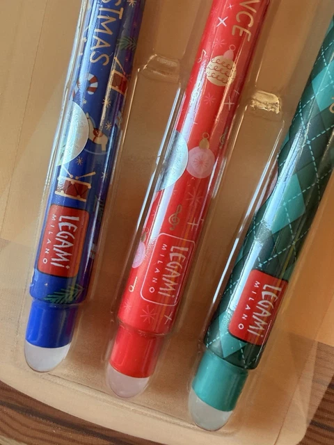Legami Set Under The Sea Mit 3 Löschbaren Gelstiften - Erasable Pen Schildkroete Clownfisch Seepferdchen