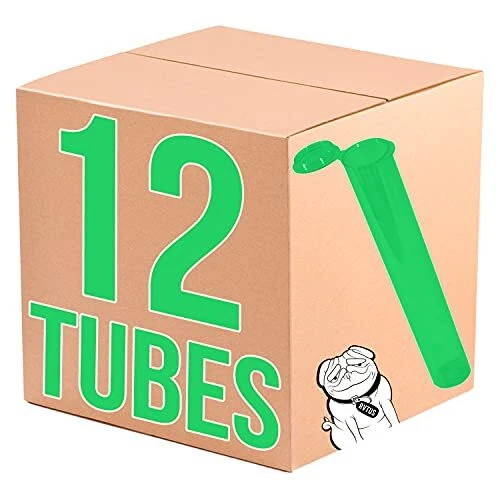 12 Pack Tubes | 109 MM, Squeeze Top, Child Proof, Air-Tight Lid, Eco-Friendly