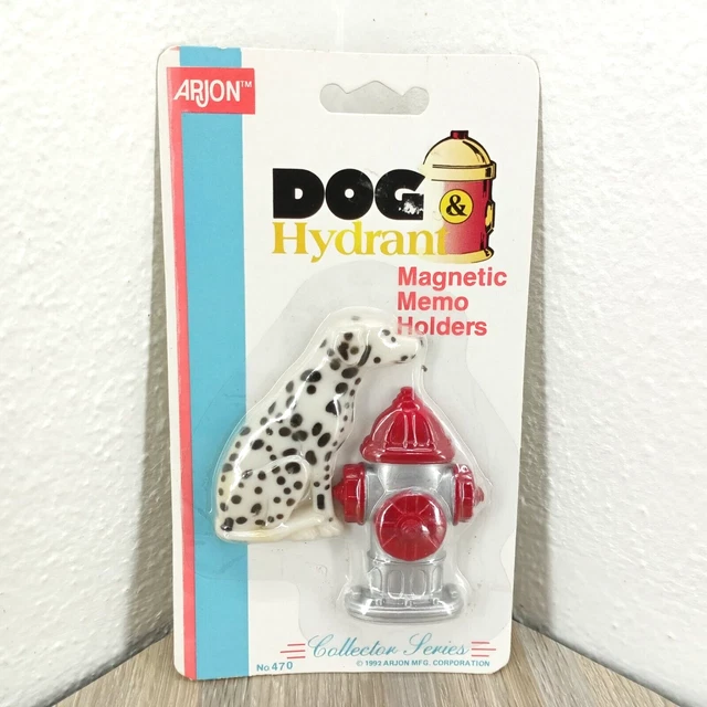Arjon Dalmation Fire Hydrant Magnets 1992 Collectible Fridge Magnets Arjon Dalmation Fire Hydrant Magnets 1992 Collectible Fridge Magnets