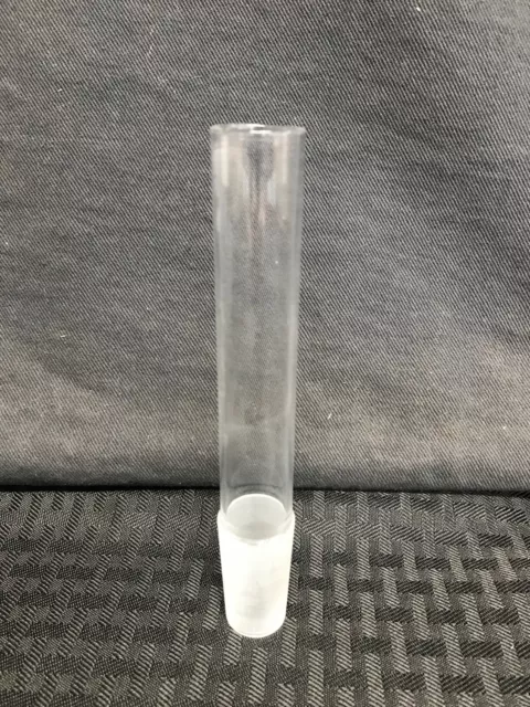 Lab Glass 24/40 Inner Ground Joint Straight Connecting Tube Adapter Plain Rim 6"