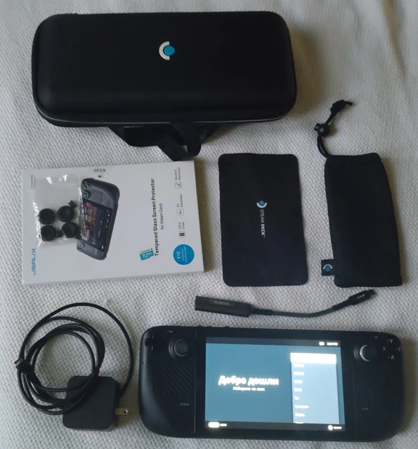 VALVE STEAM DECK 512GB Handheld Console 512 SD Card Screen Protector