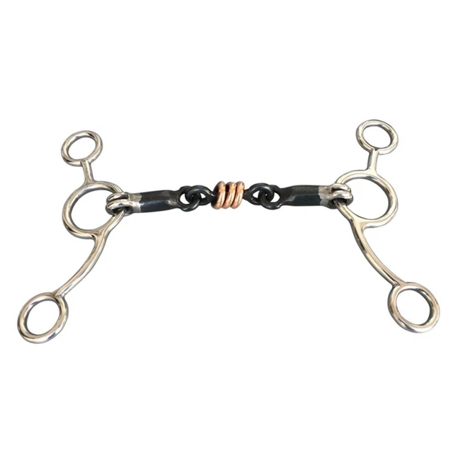 Outdoor Part Horse Bit Weight 420g Copper Equestrian Polished Saddles Silver