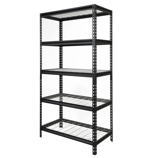WORKPRO 36" W x 18" D x 72" H 5-Tier Freestanding Shelf, Storage Rack