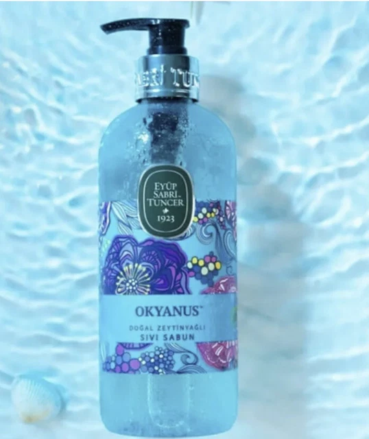Eyüp Sabri Tuncer Frescura Oceánica 100% Natural Aceite de Oliva Jabón Líquido 500 ml