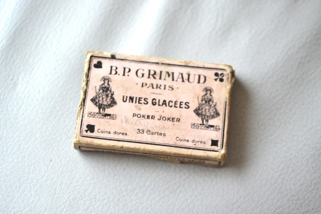 Jeu De Cartes Ancien Exposition Universelle 1900 B.P GRIMAUD N°90 Complet