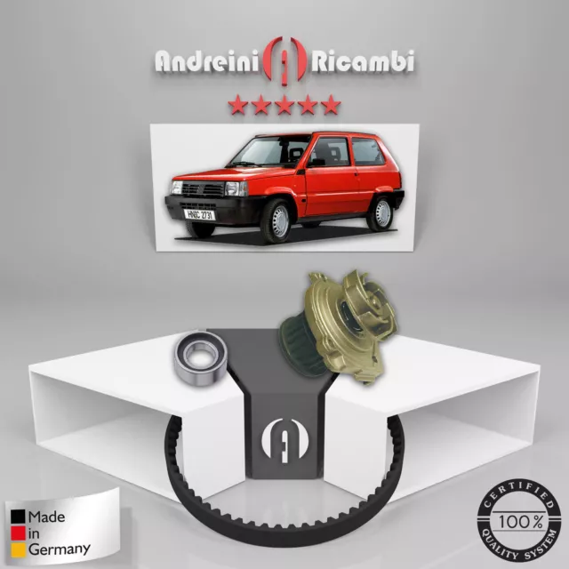 Set Vertrieb+Wasserpumpe Fiat Panda 1000 33KW 45CV 1987->