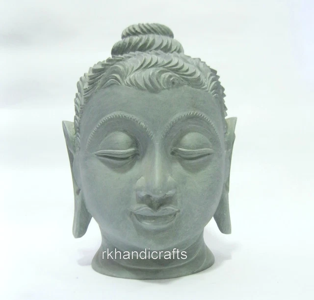 20.3cm Jabón Piedra Buda Estatua Hecho a Mano Meditación para Estar Habitación