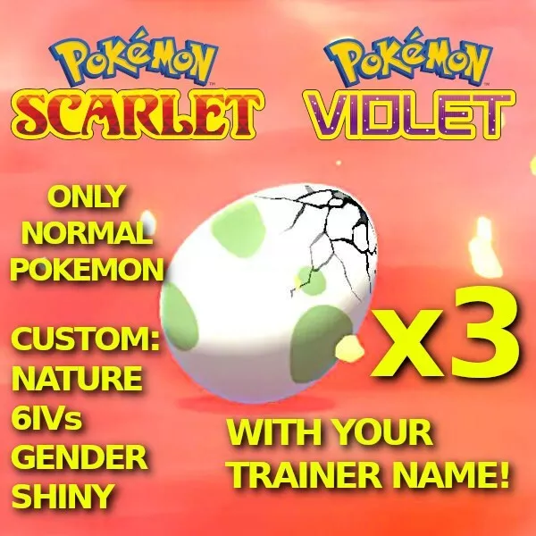 Pokemon Scarlet/Violet ✨SHINY EEVEE FEMALE Lv.1 Modest 6IV w/ Masterball  TRADE