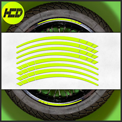 Keiti Motorcycle Wheel Rim Stripes WS810FO Pre-curved l Fluorescent Orange 