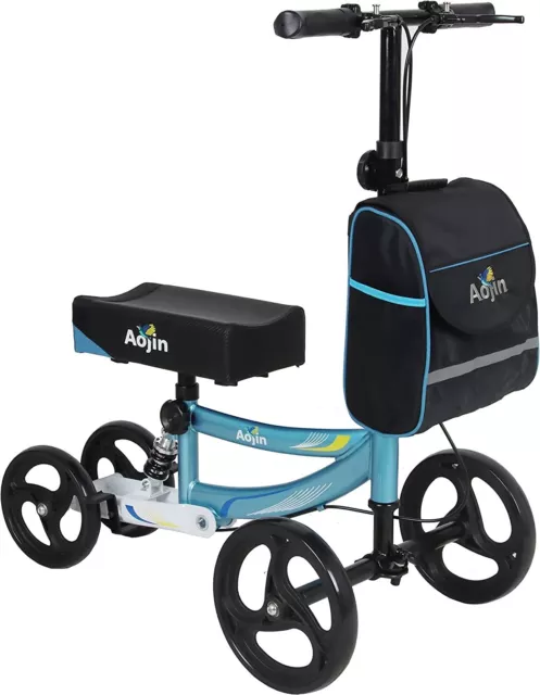 Aojin Steerable Knee Walker Deluxe Medical Scooter for Foot Injuries Aojin Steerable Knee Walker Deluxe Medical Scooter for Foot Injuries