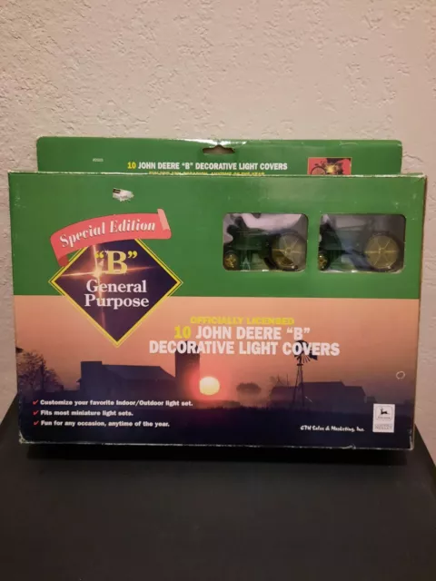 JOHN DEERE 10 DECORATIVE LIGHT COVERS "B" SPECIAL EDITION General Purpose