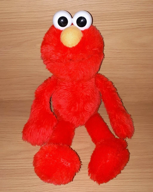 SESAME STREET ELMO Barrio Sesamo Spanish Monster Stuffed Plush Soft Toy