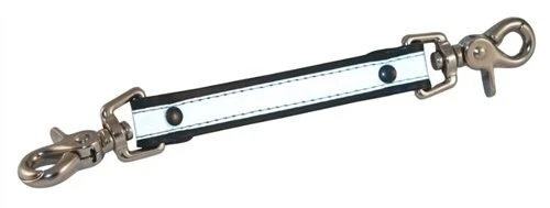 5425 Reflective Anti-Sway Strap for Firefighter's Radio Strap. Plain Black Le