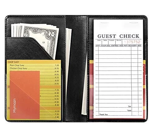 Black Server Books for Waitress Book Waiter Book Server Booklet Restaurant Wa