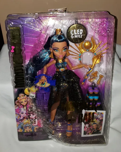 Monster High Cleo De Nile Doll in Monster Ball Party Dress with Accessories  