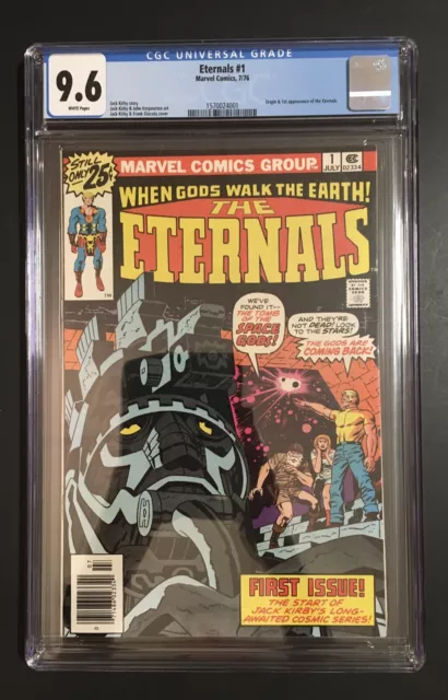 The Eternals #1 CGC 9.6 NM+ Origin & 1st Appearance of Eternals - Marvel MCU
