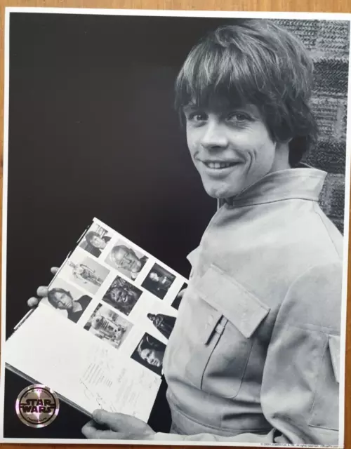 STAR WARS EMPIRE LUKE SKYWALKER BESPIN MARK HAMILL OFFICIAL PIX 10x8 BLANK PHOTO
