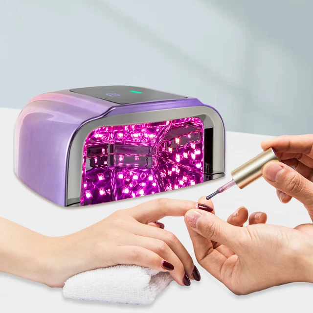 Rechargeable UV LED Nail lamp,Cordless Nail Dryer w/Removable Bottom Auto Sensor