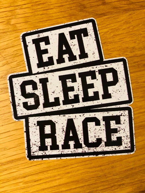 EAT SLEEP RACE Aufkleber Sticker Tuning Motor Auto Drift Race OEM Turbo V8 Mi438