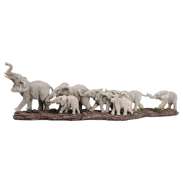 Comfy Hour Our Cute Elephant Friends Collection 16" Roaming Elephant Group Wi...