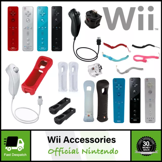 Official Genuine Nintendo Wii Nunchucks Remote Controls Controllers | You Choose