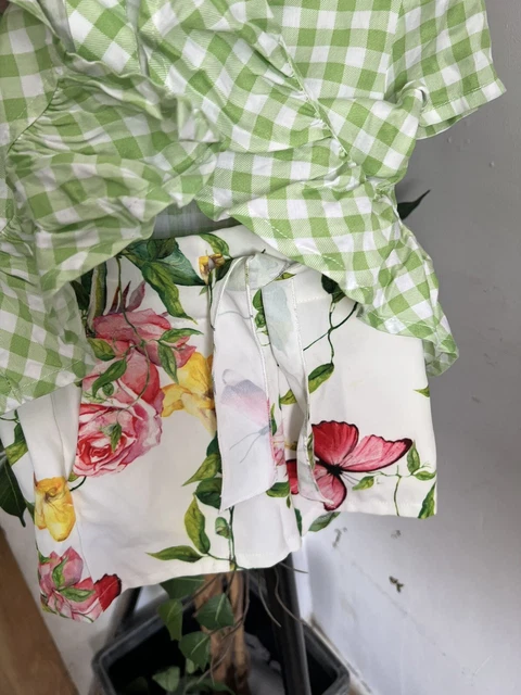 girls age 4 years monnalisa summer outfit set blouse and shorts (c) 2