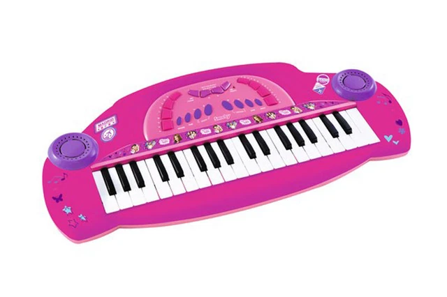 SMOBY DISNEY VIOLETTA Gitarre elektronisch Keyboard Musik Instrument ...
